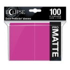 Eclipse-100-Pro-Matte-Sleeves-Hot-Pink